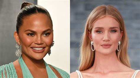 Chrissy Teigen and Rosie Huntington